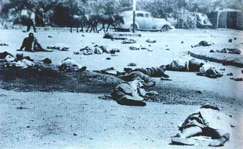 Victims of the 1960 Sharpeville Massacre in South Africa