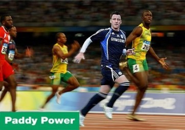 John Terry beats Usain Bolt - not!